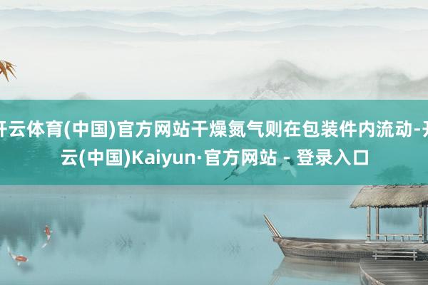 开云体育(中国)官方网站干燥氮气则在包装件内流动-开云(中国)Kaiyun·官方网站 - 登录入口