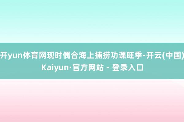 开yun体育网现时偶合海上捕捞功课旺季-开云(中国)Kaiyun·官方网站 - 登录入口
