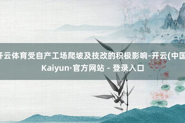 开云体育受自产工场爬坡及技改的积极影响-开云(中国)Kaiyun·官方网站 - 登录入口